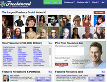 Tablet Screenshot of freelanced.com